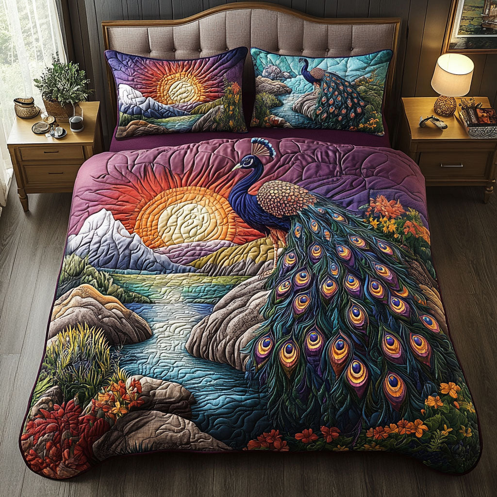 A Plumed Path Through Paradise Duvet Cover Set NCU0PTT286