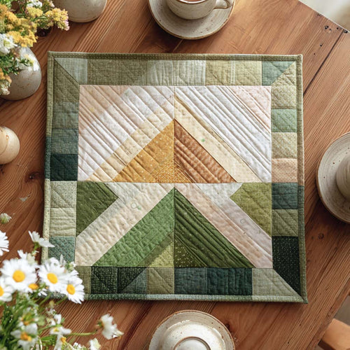 Amber Sky Serenade Quilted Table Topper NCU0NXD075