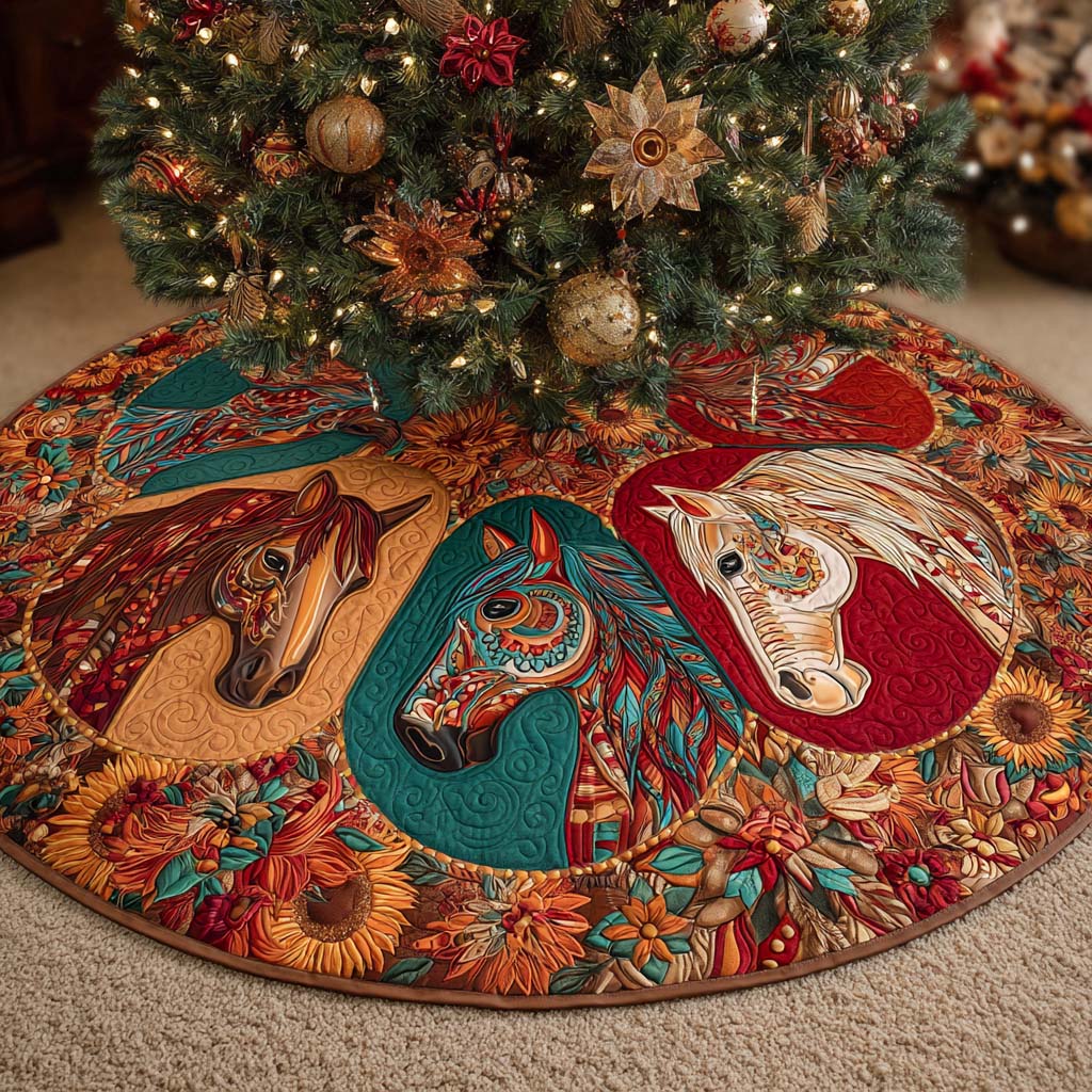 Autumn Run Quilted Tree Skirt NCU0NXD652