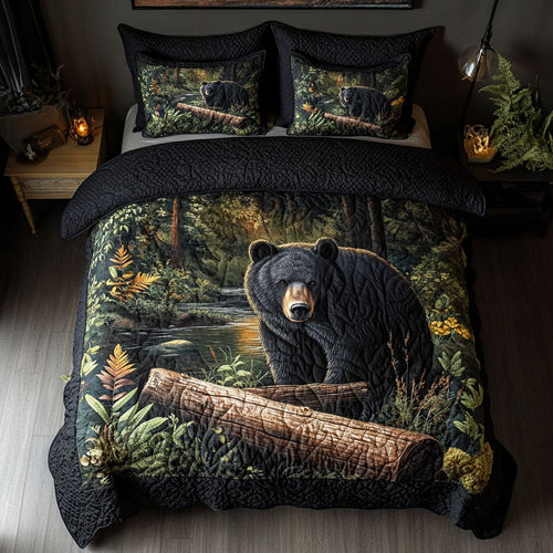 Black Velvet Beast Duvet Cover Set NCU0NNT471