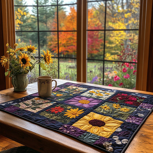 Bloom and Shine Quilted Table Topper NCU0DV627