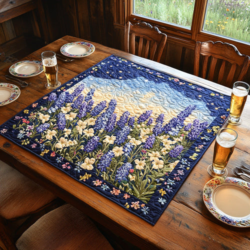 Blooming Trails Quilted Table Topper NCU0DV696
