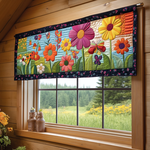 Boho Path Quilted Valance NCU0DV768