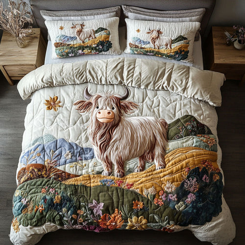 Brave Highlander 3-Piece Quilted Bedding Set NCU0PTT631