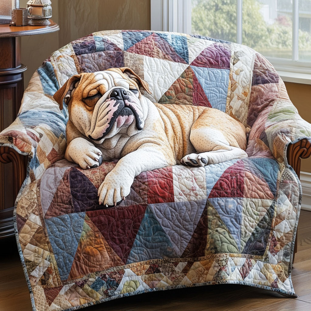 Bulldog Heritage Quilted Blanket NCU0DV1601
