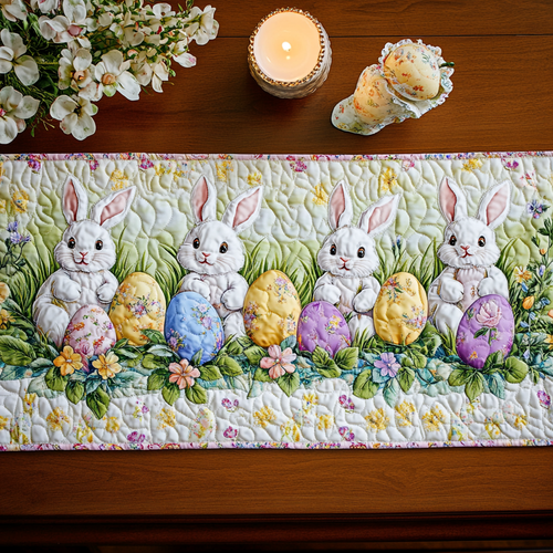 Bunny Love Quilted Table Runner NCU0NVH276