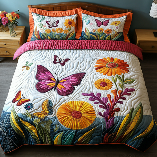 Butterfly Paradise Duvet Cover Set NCU0DDK277