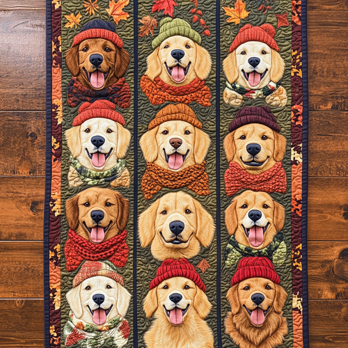 Canine Charm Quilted Table Runner NCU0NVH843