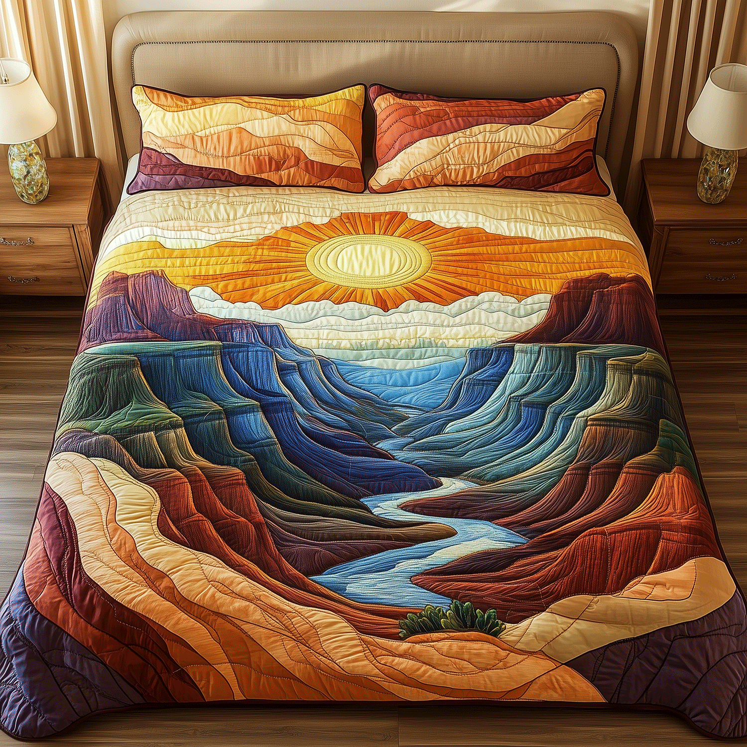 Canyon Rider Quilted Blanket NCU0DV1552