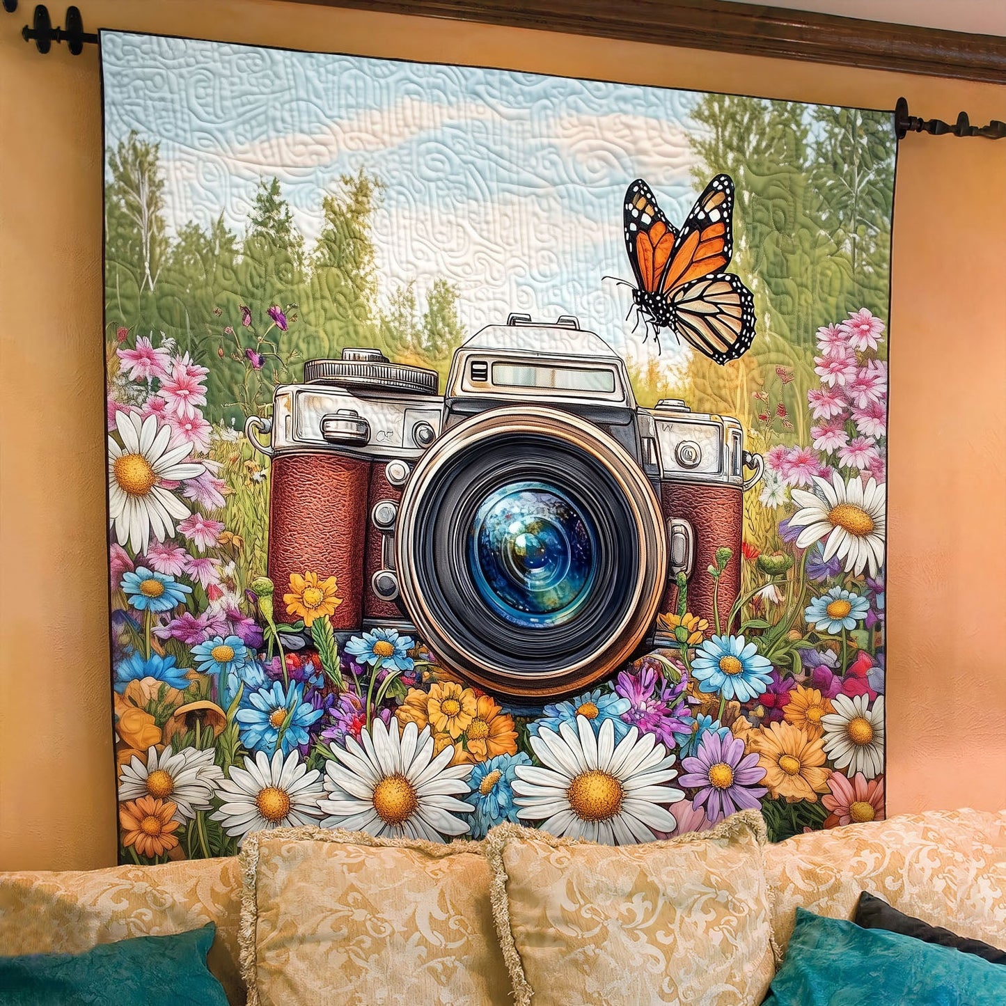 Capture the Dreams Art Quilt Hanging NCU0PT826