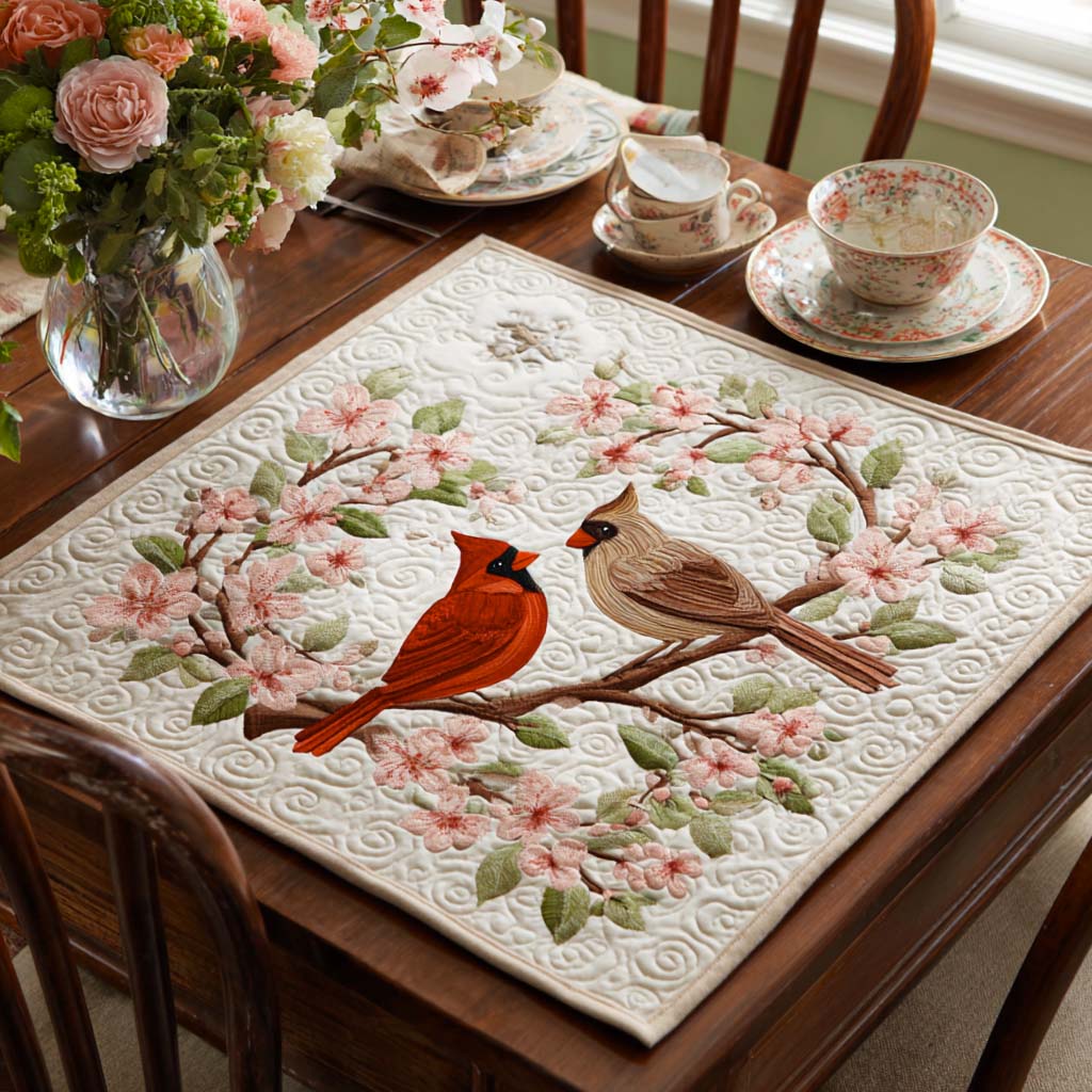 Nutcracker Charm Quilted Table Topper NCU0DV927