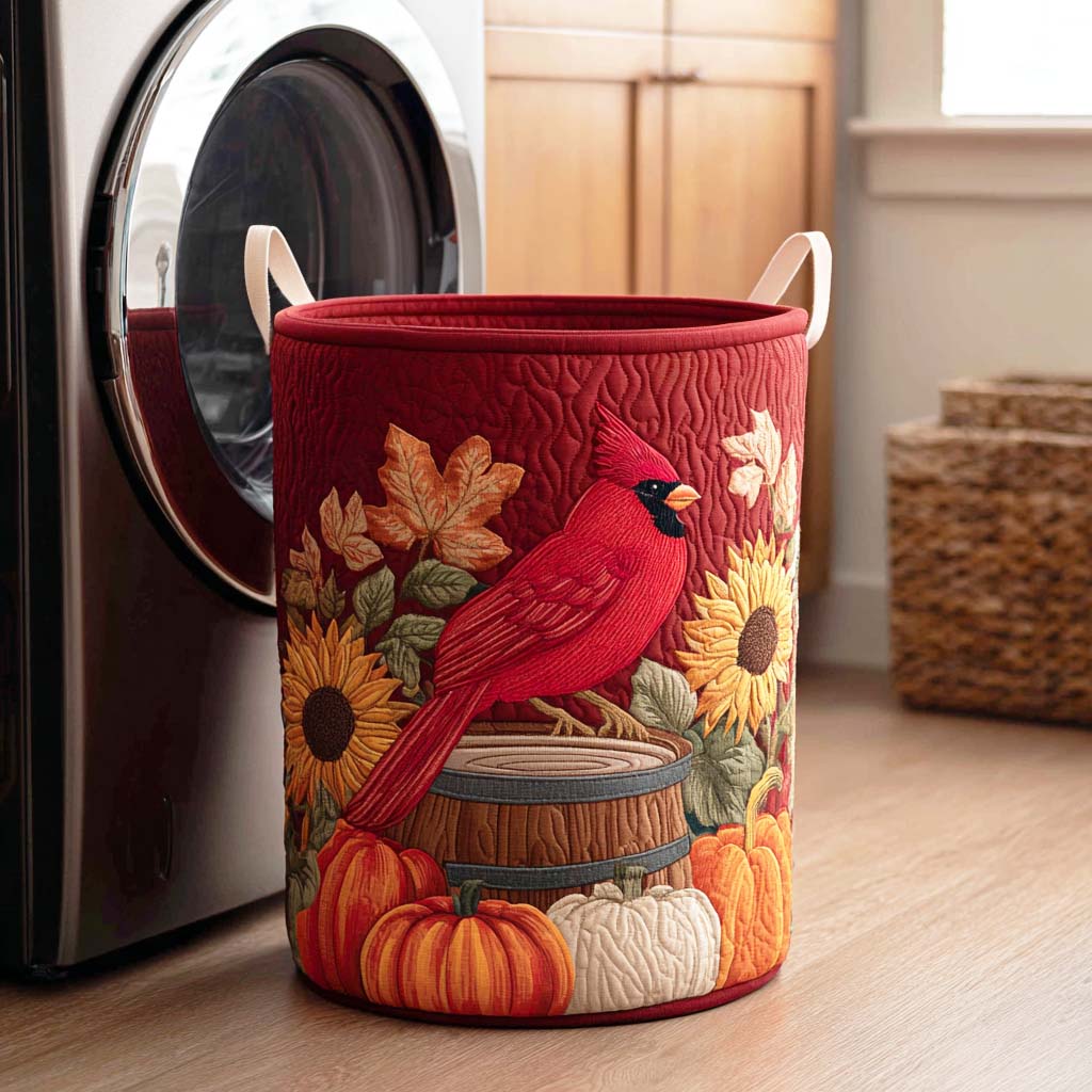 Cardinal Meadow Quilted Laundry Basket NCU0DDK1986 main image 1