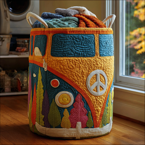 Color Journey Quilted Laundry Basket NCU0DDK1103