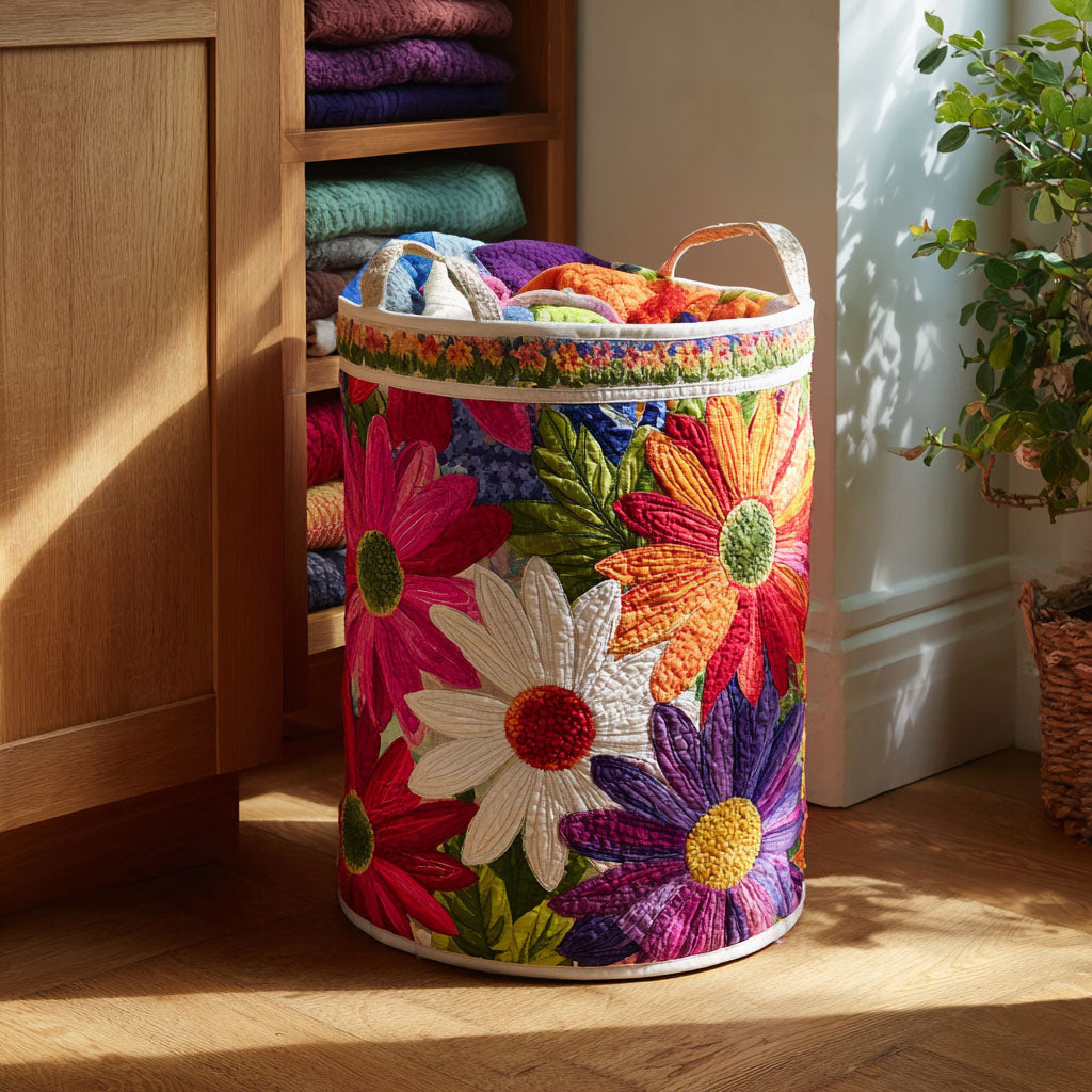 Autumn Forest Quilted Laundry Basket GFTONT3070 main image 1