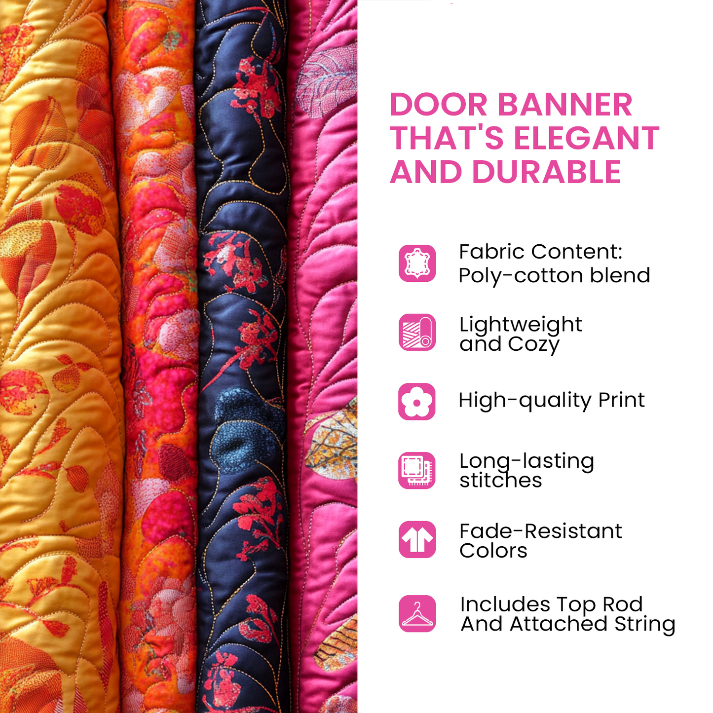 Bright Season Quilted Door Banner NCU0NNT2447