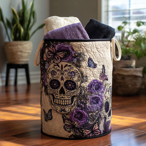 Eternal Bones Quilted Laundry Basket NCU0PTT1058