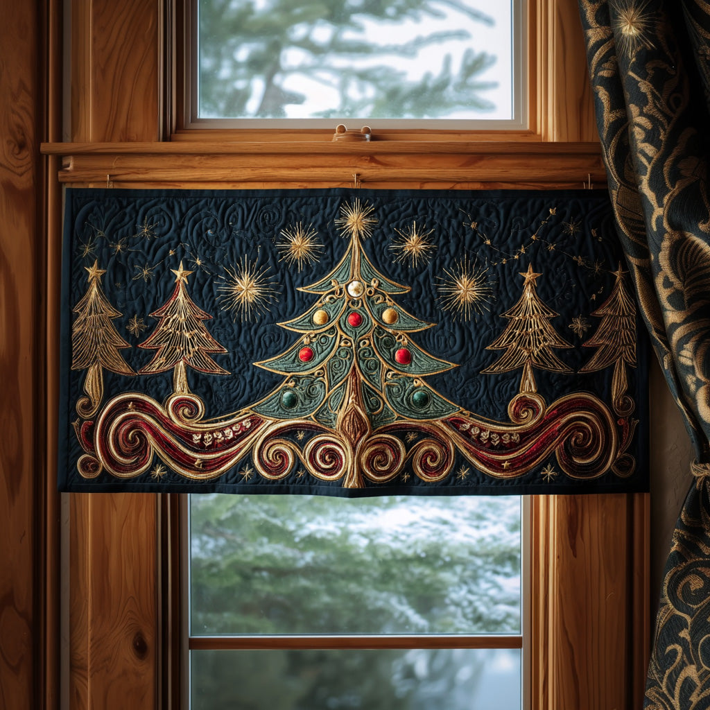 Festive Charm Quilted Valance NCU0PVL725