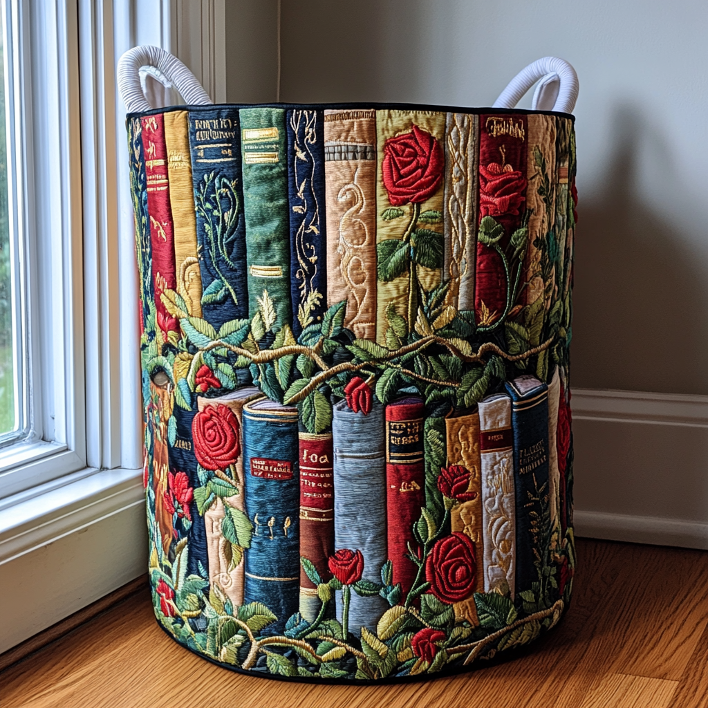 Forest Stack Owl Quilted Laundry Basket NCU0NXD1119