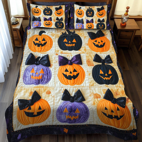 Fright Night 3-Piece Quilted Bedding Set NCU0TL1231