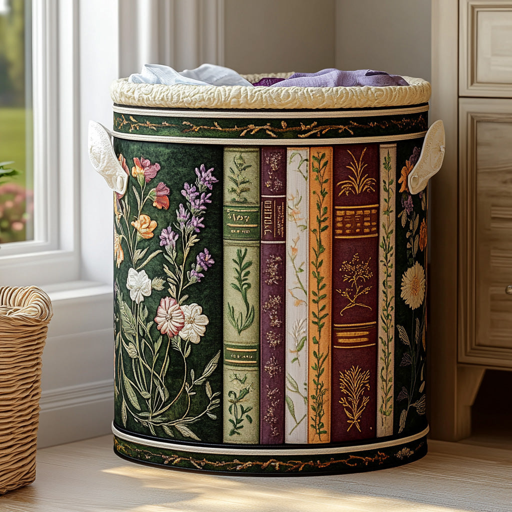 Garden Volume Quilted Laundry Basket NCU0PVL466