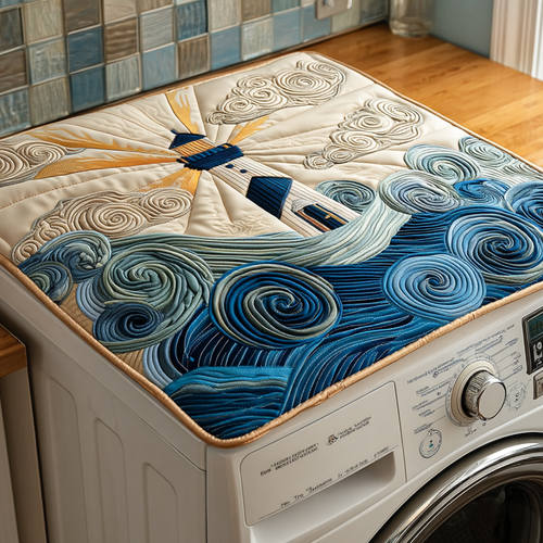 Golden Coast Glow Quilted Washer and Dryer Cover NCU0NNT1242