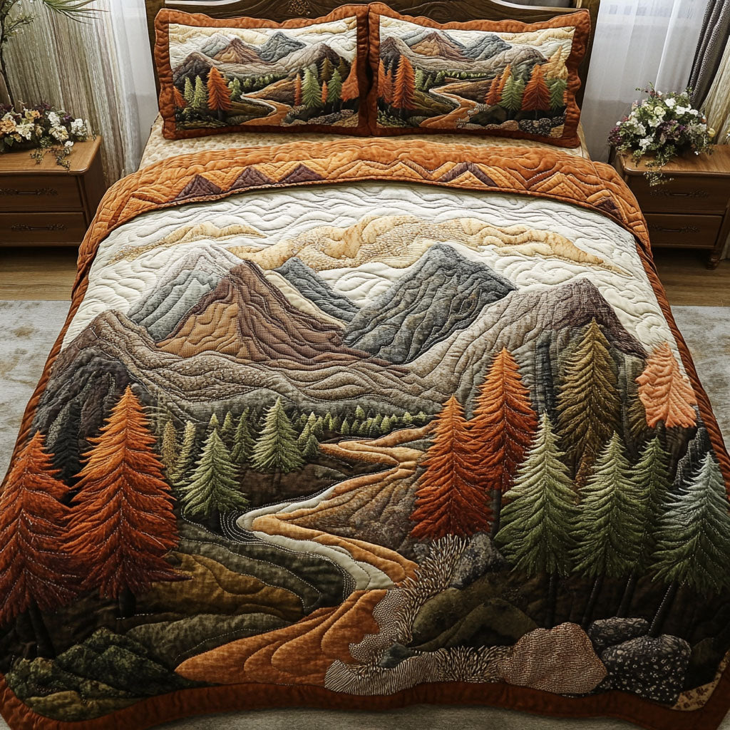 Golden Pathway Duvet Cover Set NCU0NNT560