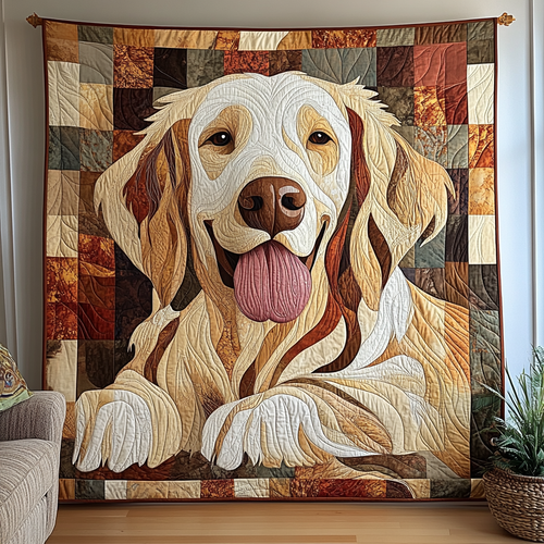 Golden Snuggle Quilted Blanket NCU0NVH471