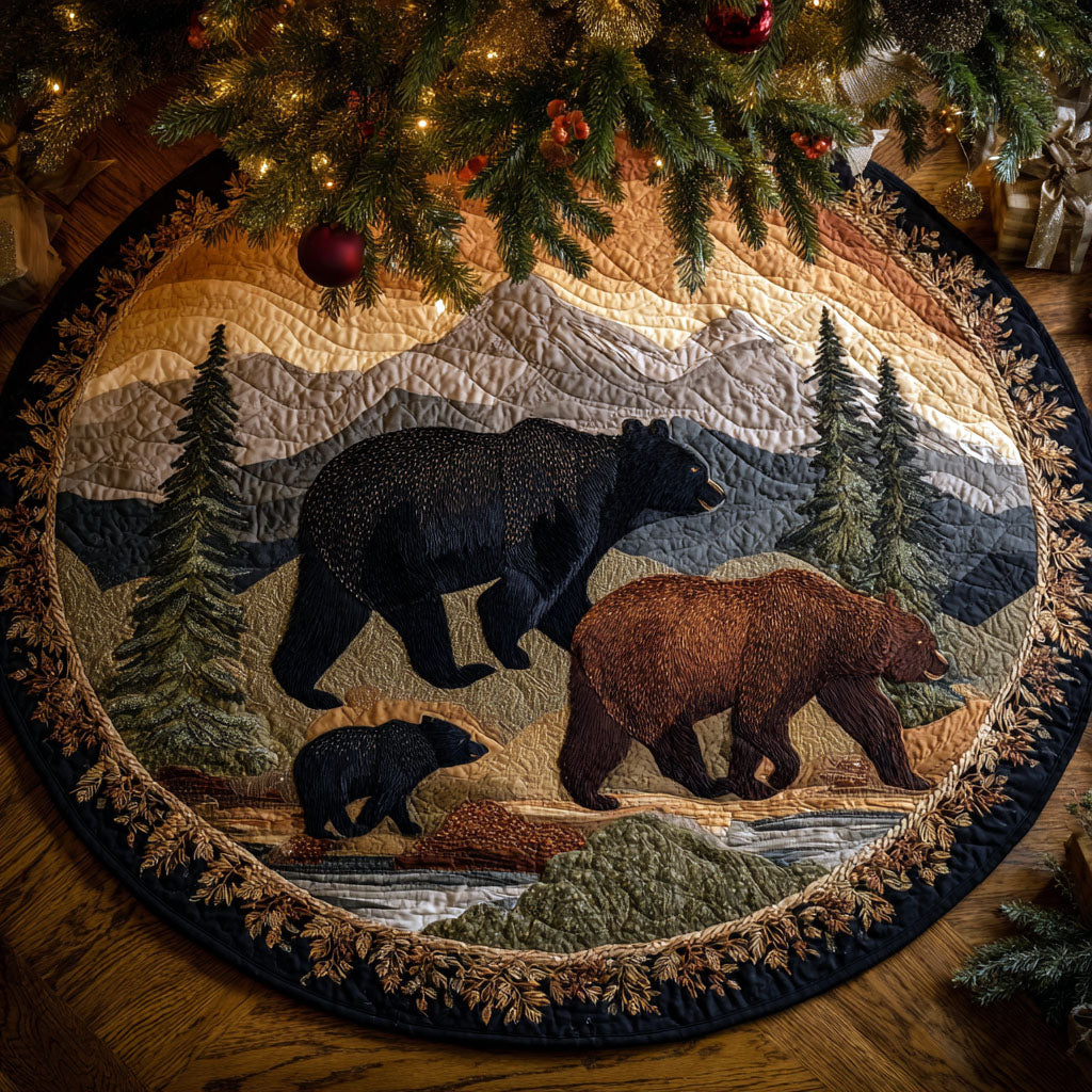 Highland Wanderers Quilted Round Mat NCU0NTV365