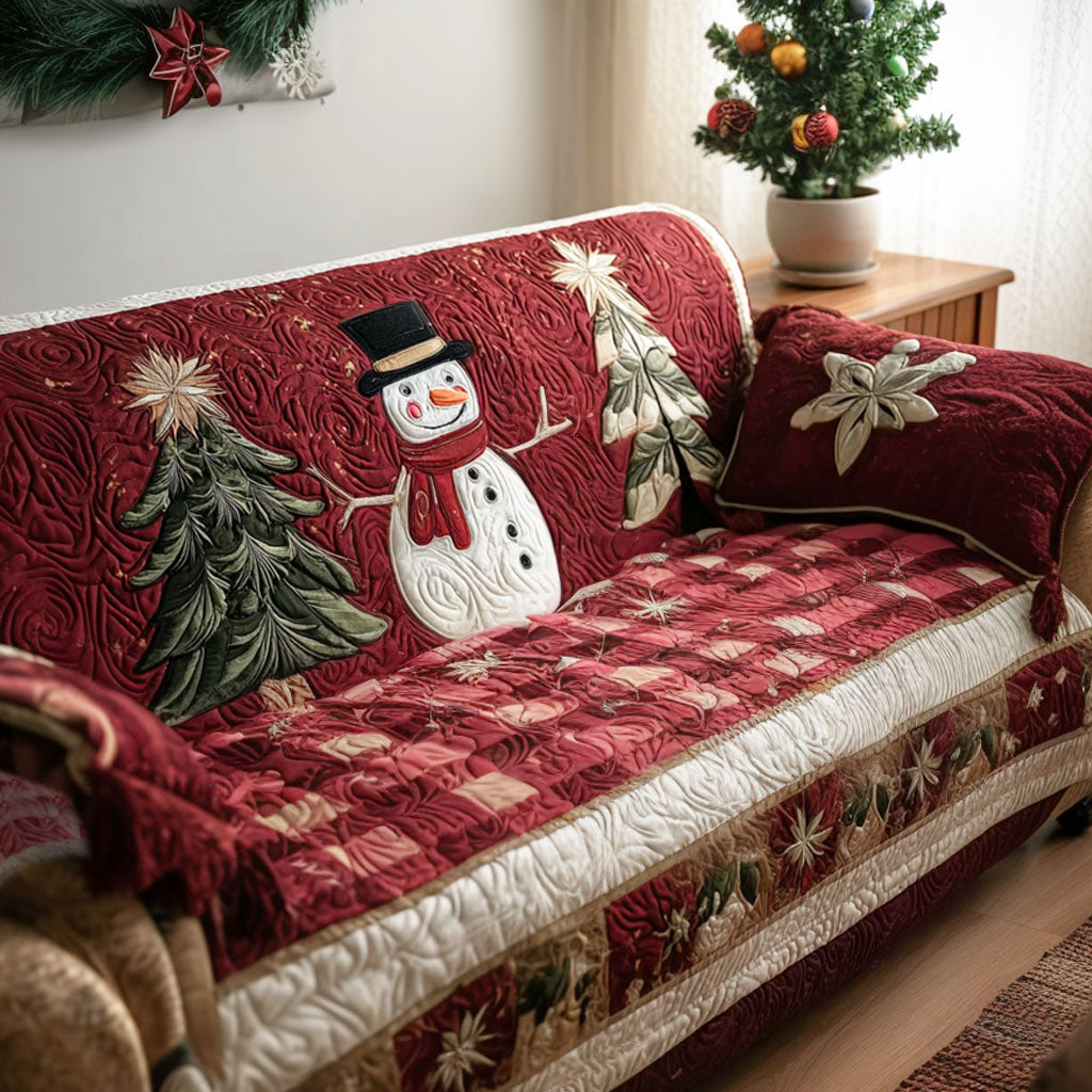 Holiday Bow Charm Quilted Blanket NCU0TH2286
