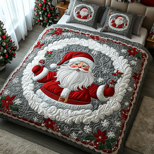 Holly Jolly Night Quilted Bedding Set NCU0DV1945