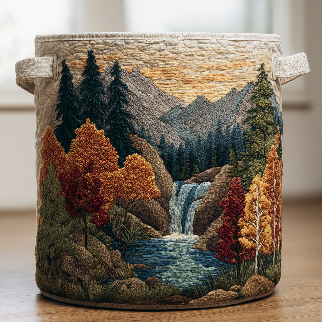 Groovy Wheels Quilted Laundry Basket NCU0PVL676