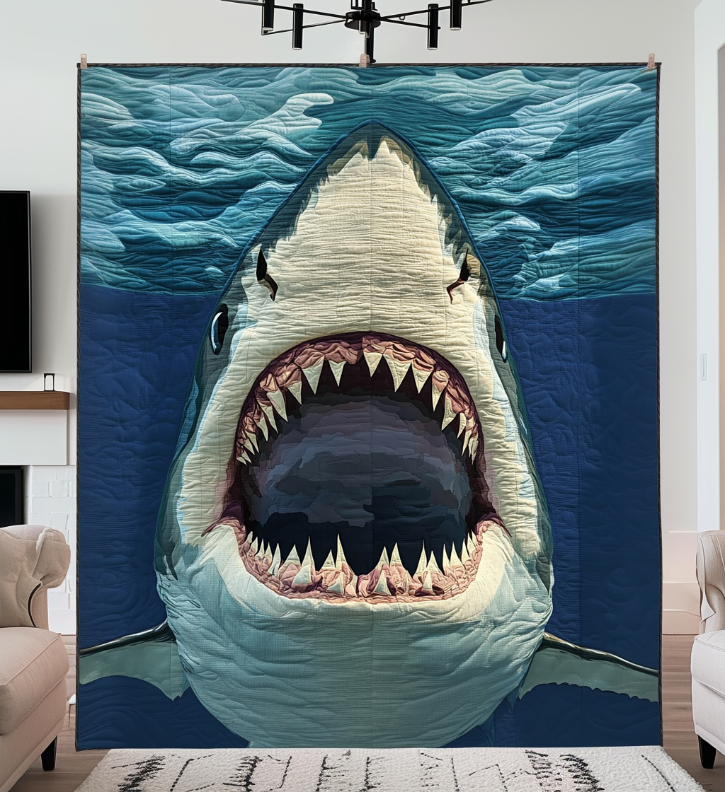 Jaws Movie 50x60 Throw Blanket | Soft Shark Attack Film Gift Plush Warm Blanket