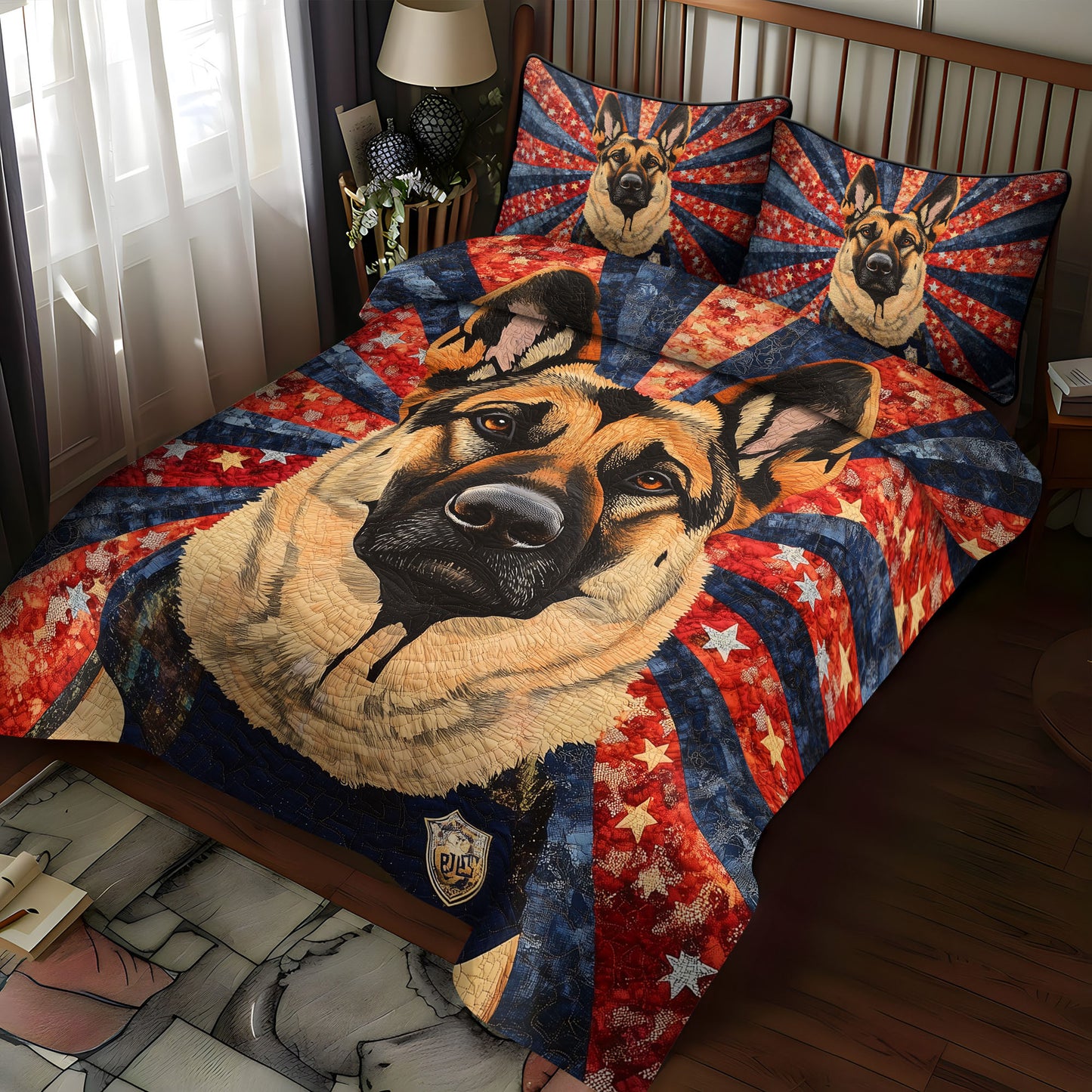 Loyal Hero 3-Piece Quilted Bedding Set NCU0PTT505