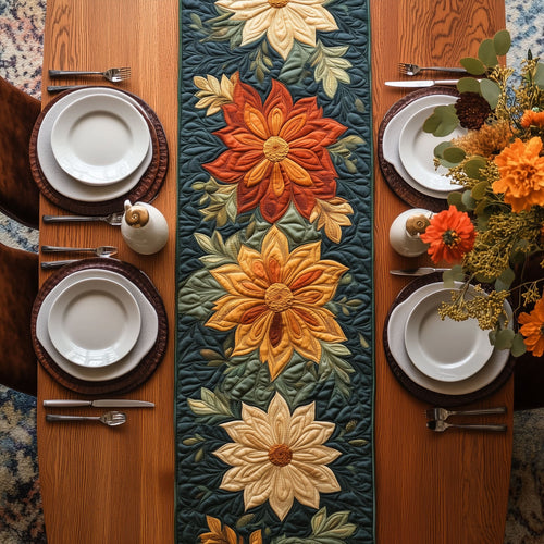 Mandala Wonderland Quilted Table Runner NCU0PTT630