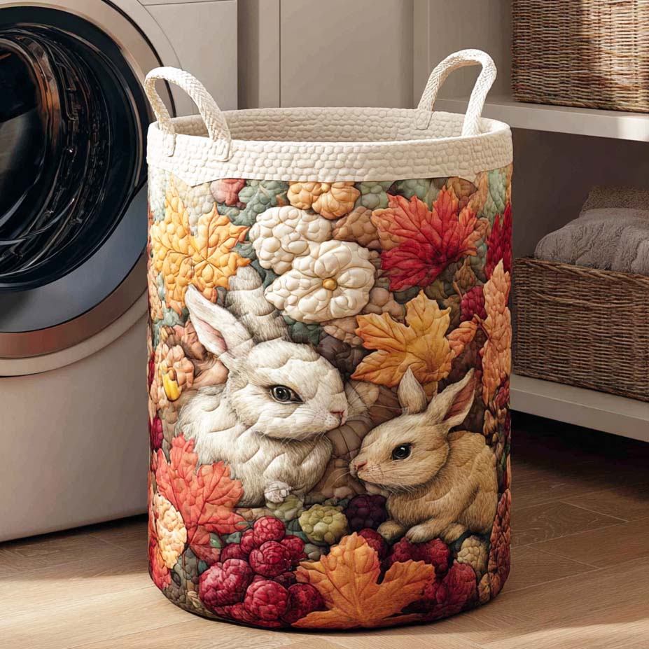 Maple Hop Quilted Laundry Basket NCU0NTD069  Quiltnest