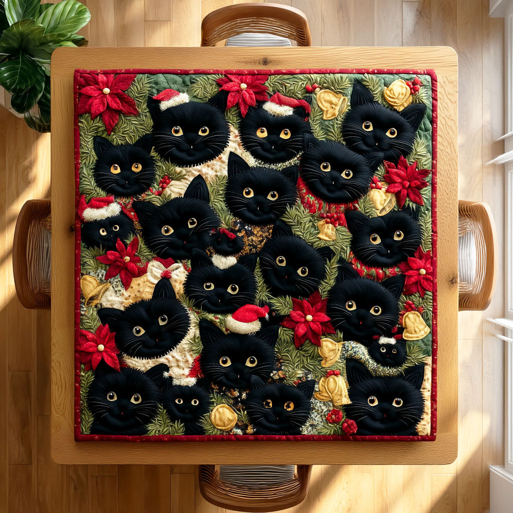 Noel Tree Lights Quilted Table Runner NCU0PTT1366 main image 1