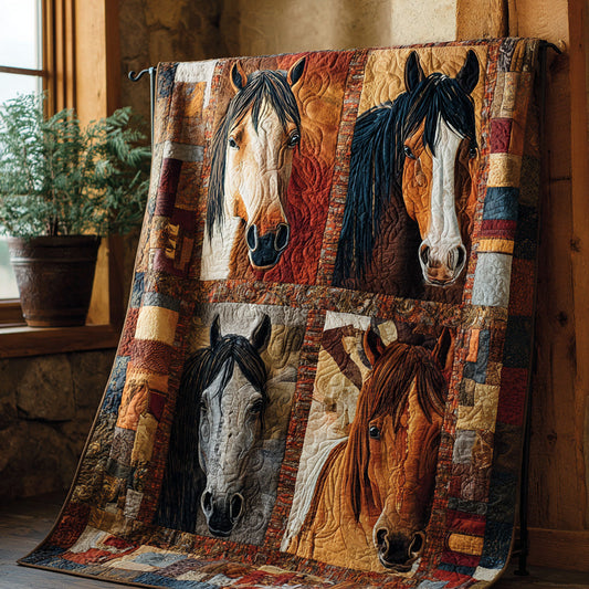 Moonlit Rider Quilted Blanket NCU0DV1029