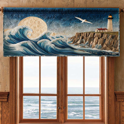 Moonlit Shore Quilted Valance NCU0NNT1588