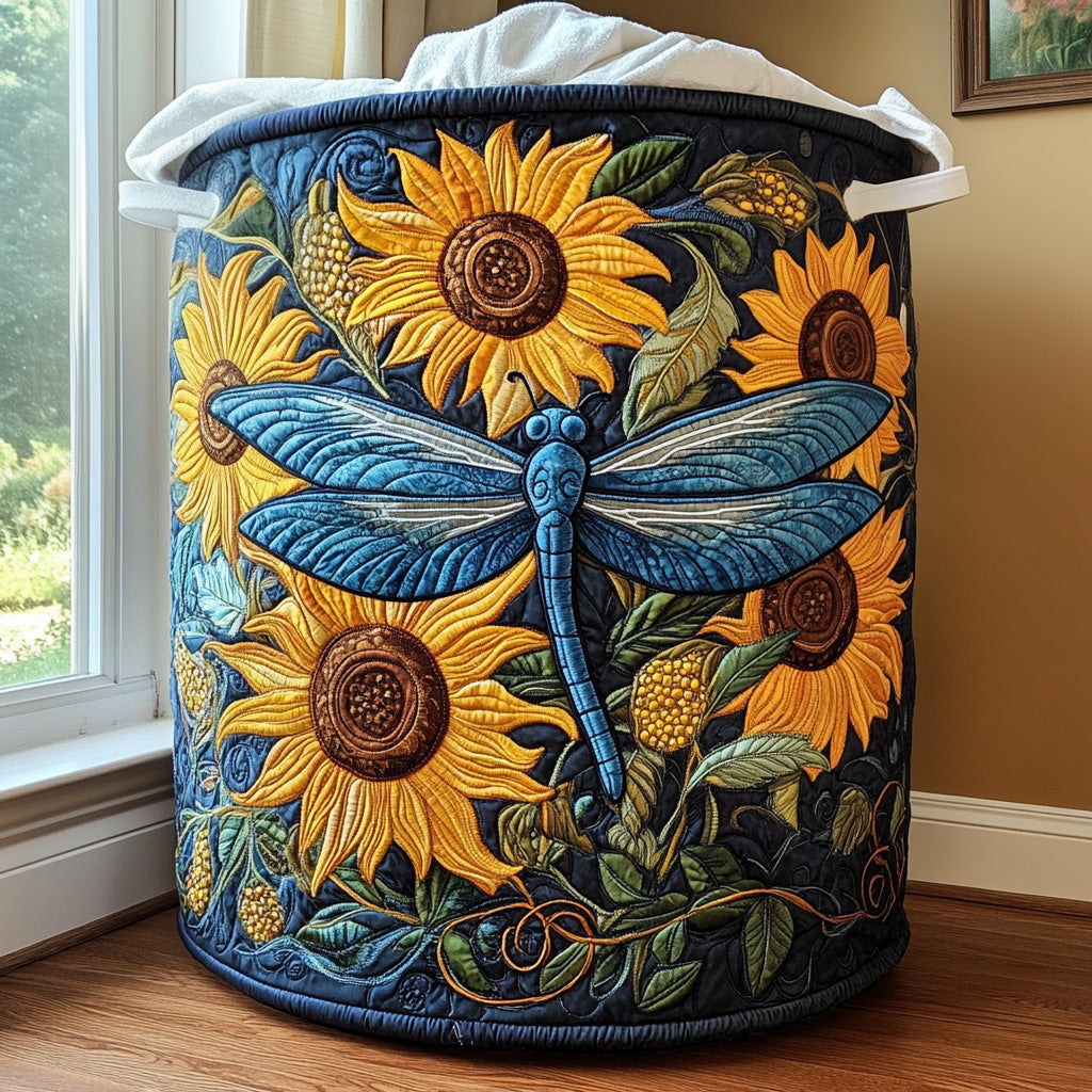 Sunset Fox Glow Quilted Laundry Basket NCU0NTD429