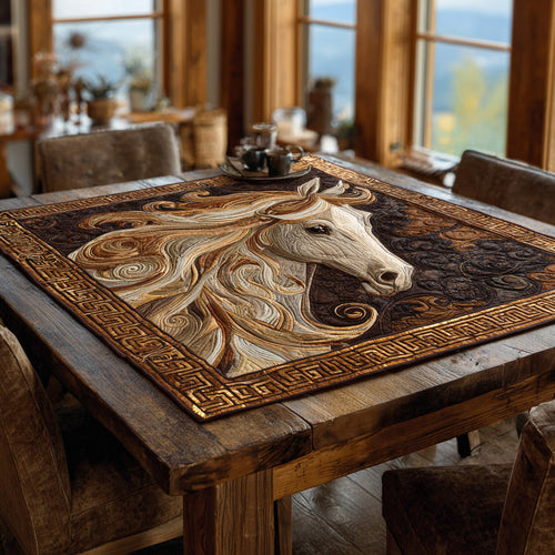 Noble Stride Quilted Table Topper NCU0DV938