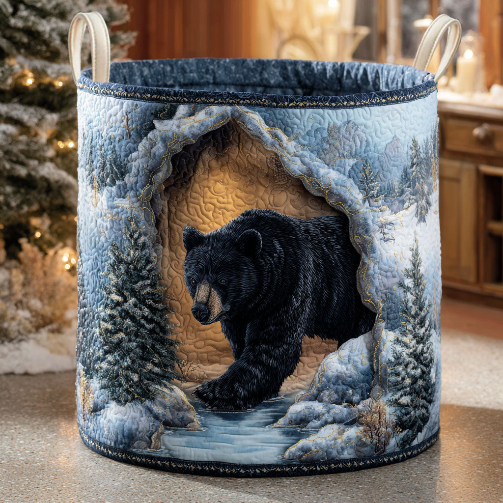 Bear Den Quilted Laundry Basket NCU0HNH372