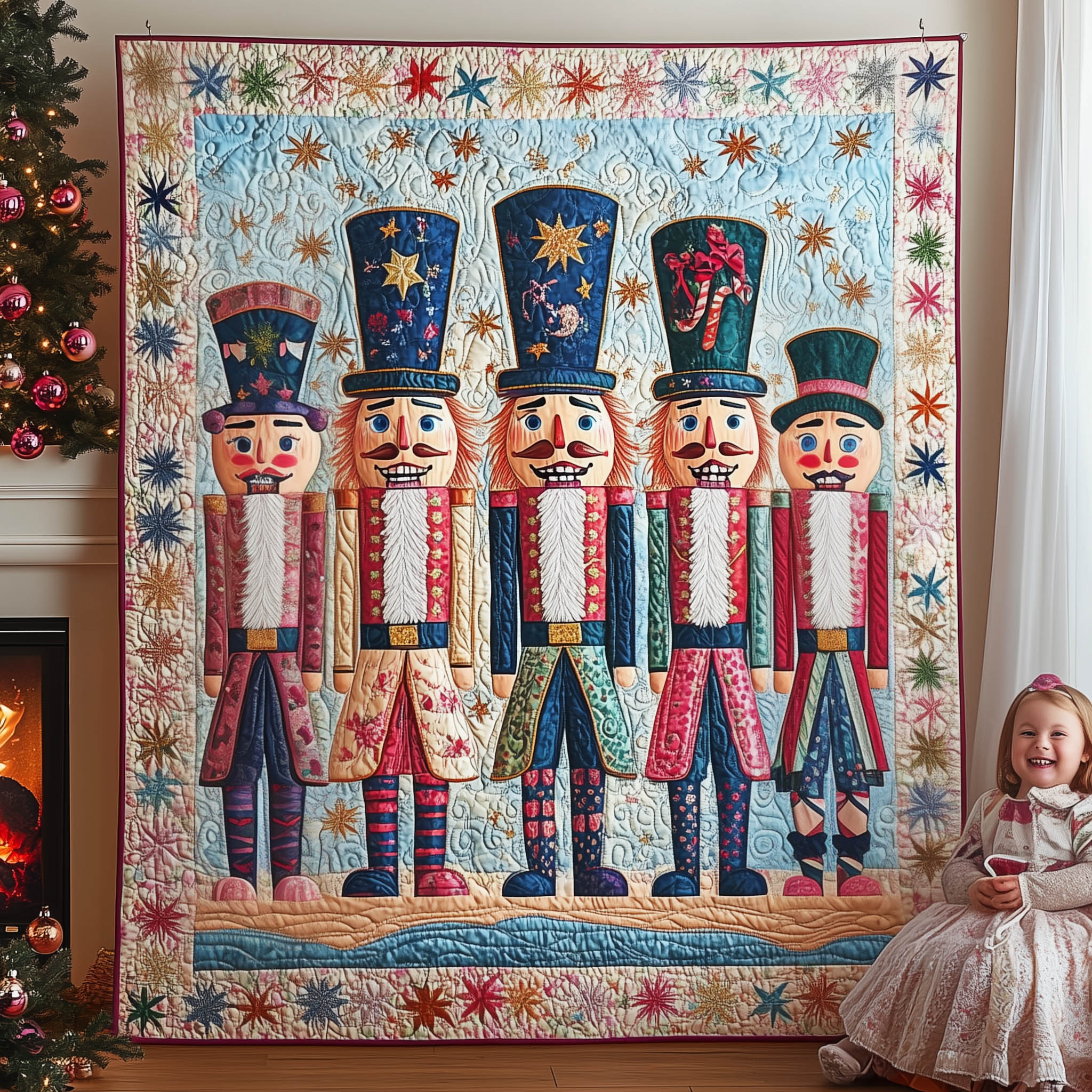 Frontier Festivity Quilted Blanket NCU0DV025 main image 0