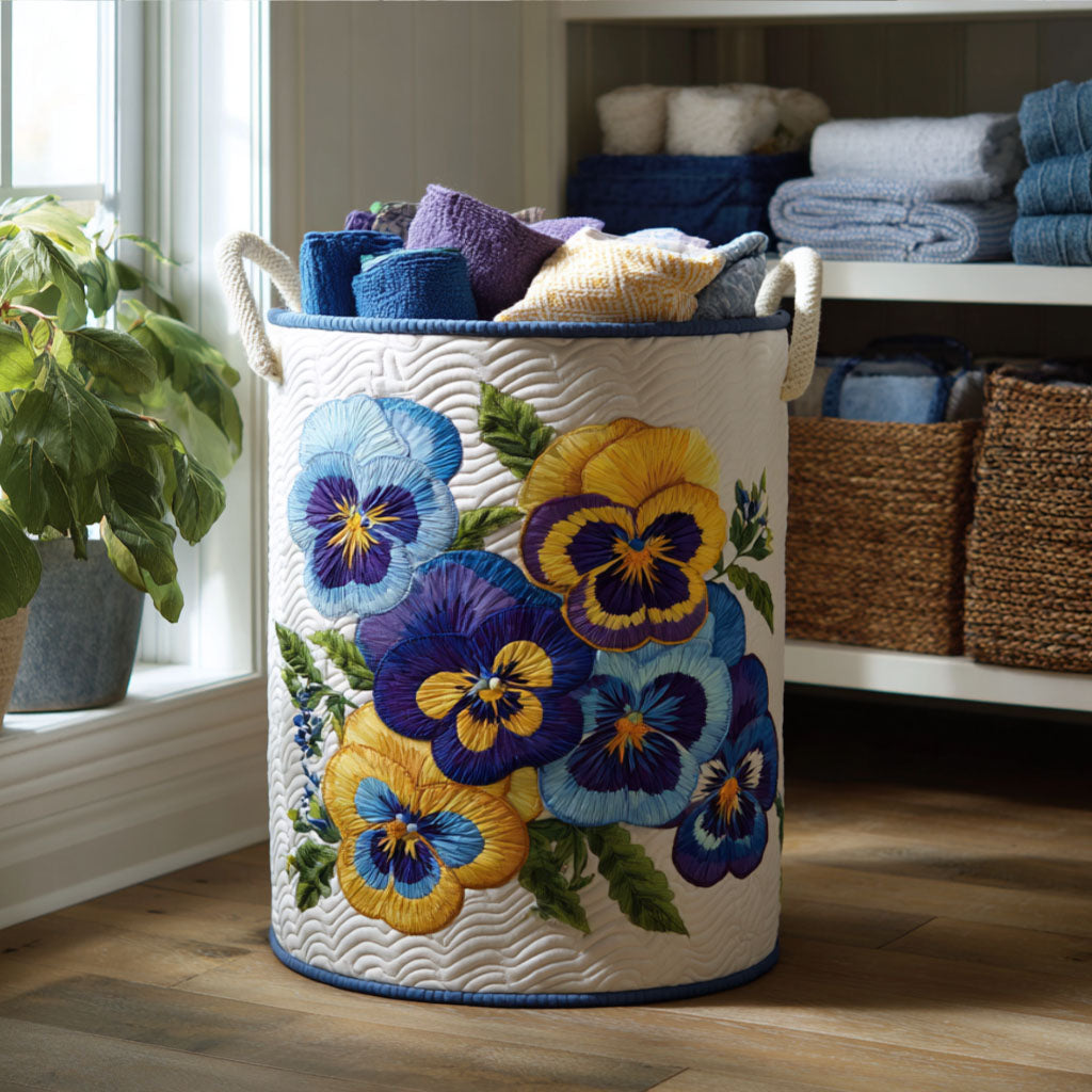 Ruby Branch Quilted Laundry Basket NCU0DV817 main image 1