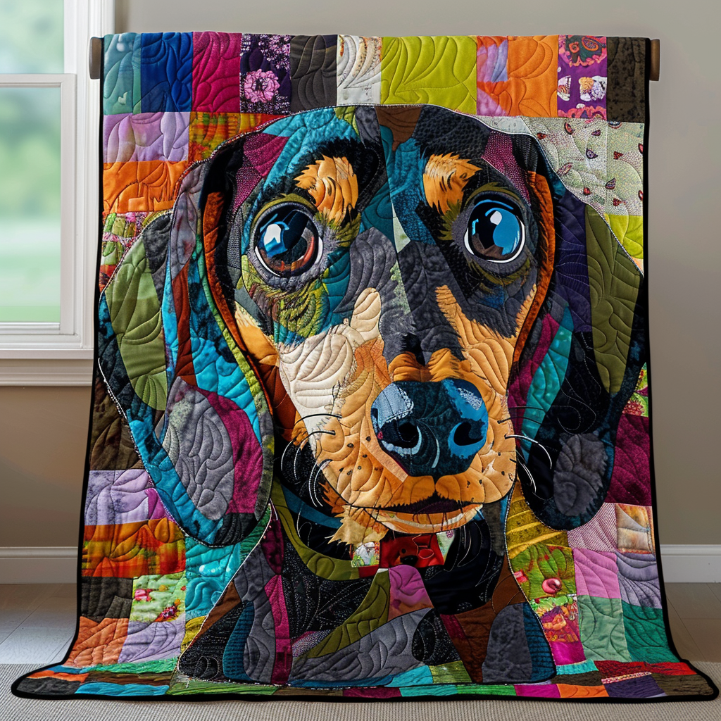 Spaniel Joy Quilted Blanket NCU0PT1746