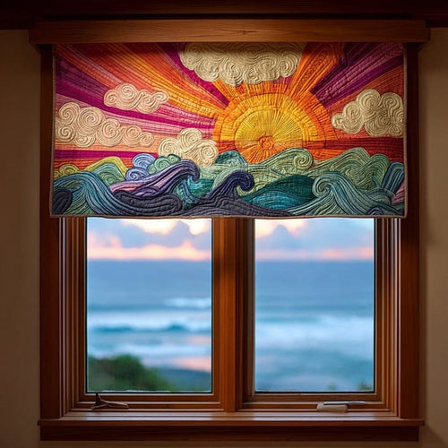 Radiant Horizon Quilted Valance NCU0PVL474