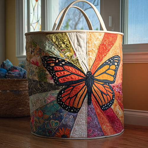 Radiant Monarch Quilted Laundry Basket NCU0PVL426