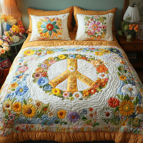 Radiant Peace Duvet Cover Set NCU0PVL156