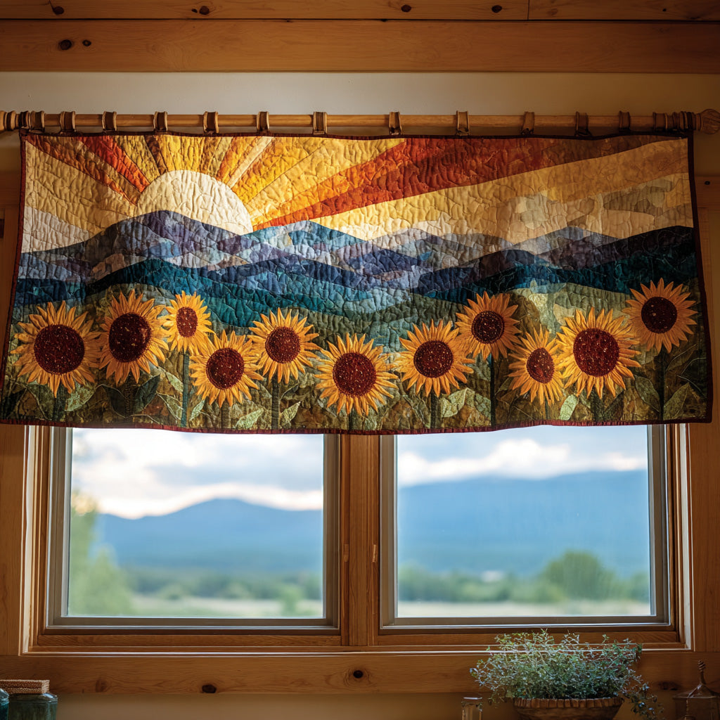 Radiant Petals Quilted Valance NCU0PVL471