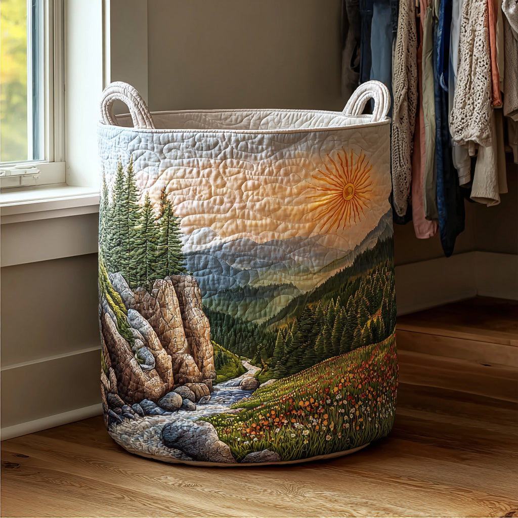 Cave Dweller Quilted Laundry Basket NCU0NXD506 main image 1