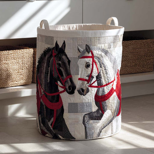 Royal Pair Quilted Laundry Basket NCU0NXD421